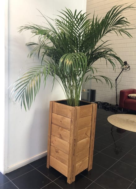 Houten Plantenbak hoge variant