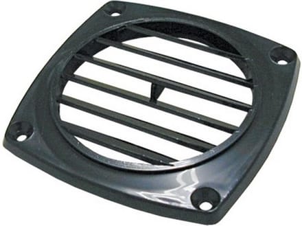 Ventilatierooster kunststof - Zwart