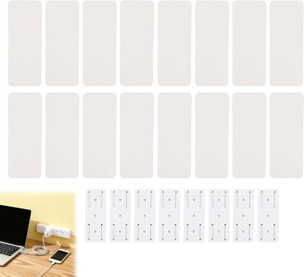 SolidKeus - Set van 8 Zelfklevende Kapbeugels voor Organisatie