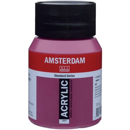 Amsterdam Standard Acrylverf 500ml 567 Permanentrood Violet