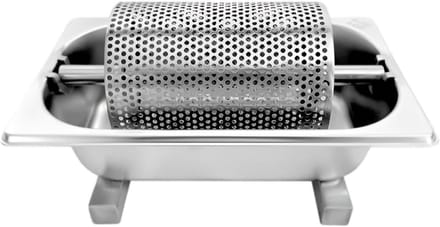 Boterroller Roestvrijstaal - Boterwiel Serveer - Brood Boter Smeren - Grote Capaciteit - 17L Capaciteit - Zilver