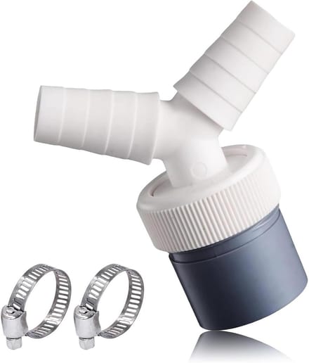 Dubbele Y-Afvoeradapter voor Wasmachine en Vaatwasser (19-24mm naar 40mm)
