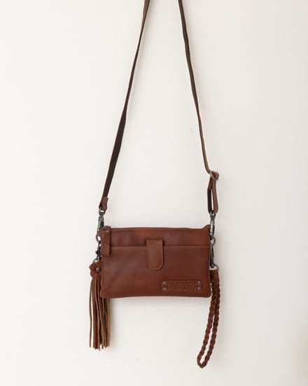 Bag2Bag - Dover - Leren Crossbody Bag - Clutch - Cognac