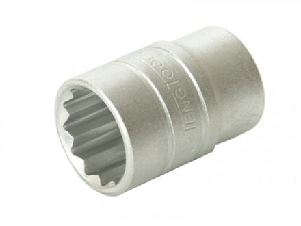 Teng Bi-Hexagon Socket 12-Point Regular A/F 1/2in Drive 13/16in