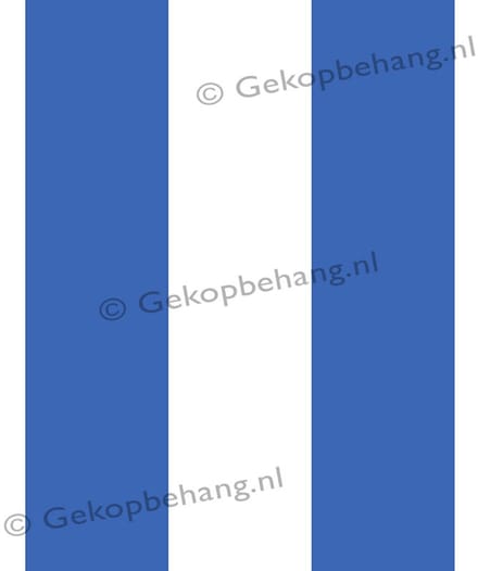INGK Behang - Thomas - streep blauw/wit
