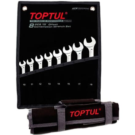 Combinatie sleutel set TOPTUL 26 stuks(6 mm-30mm,32 mm) open