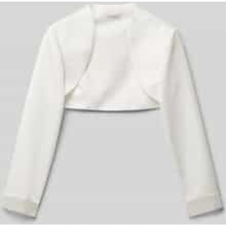 Regular fit bolero met opengewerkte voorkant