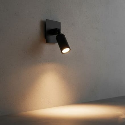 KS Verlichting Opbouwspot Puck Antiek Zwart