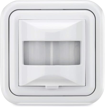 Infrarood Bewegingsmelder Wandmontage LED Lichtschakelaar 160° IP20 Schemeringssensor Wit