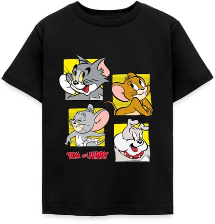 Tom En Jerry Vier Vrienden T-Shirt Kinderen