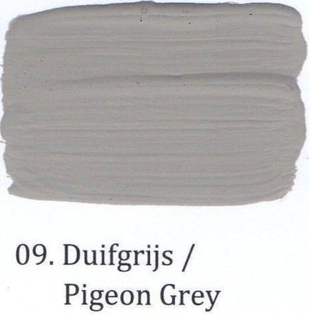 Krijtverf 2,5 ltr 09- Duifgrijs