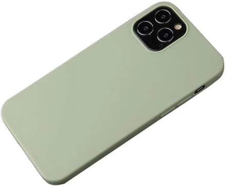 Cityhoesje - iPhone 15 Pro - Soft TPU Backcase - Matte Finish Coating Anti-Scratch – Groen