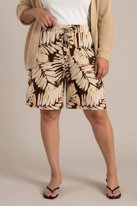 YEST CURVE Jaiyenna Essential - Coffee Brown/Multi-C - maat X-0(44)