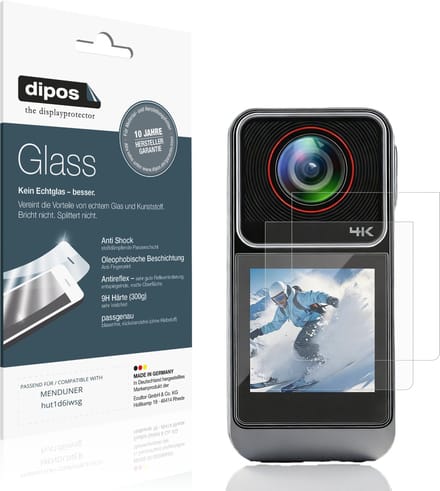 dipos – 2x Matte Pantserfolie geschikt voor MENDUNER hut1d6iwsg | 9H Screenprotector