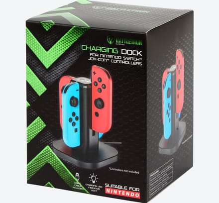 Battletron Laadstation Nintendo Switch Voor 4 Stuks