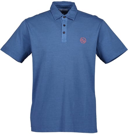 Blue Seven - Polo 321185 kobalt uni KM Blue Seven - maat L