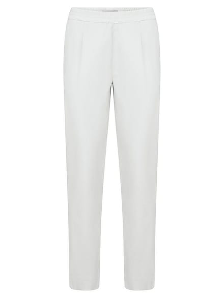 Slim Fit-7/8-broek Van Peter Hahn wit