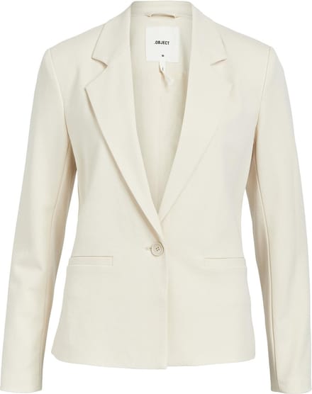 Object Blazer Objlisa L/s Button Blazer Noos 23043420 Sandshell Dames Maat - W34