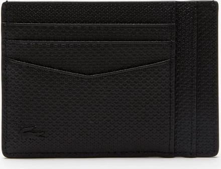 Lacoste - Chantaco Kalfsleren heren CC-houder - zwart