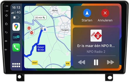 BG4U - Android Navigatie Radio geschikt voor Opel Astra H 2006-2014 met Apple Carplay en Android Auto