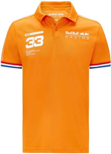 Red Bull Racing Verstappen Polo XS orange