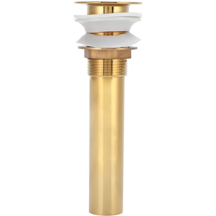 Wastafel Afvoer Anti Verstopping Badkamer Afvoerplug Accessoires Zonder Overloop Goud(Flap beige