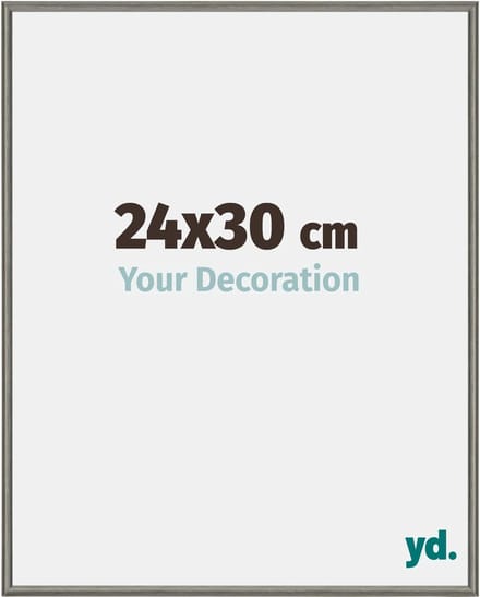 Your Decoration - Fotolijst 24x30 cm - Aluminium - Mercury Structuur - New York