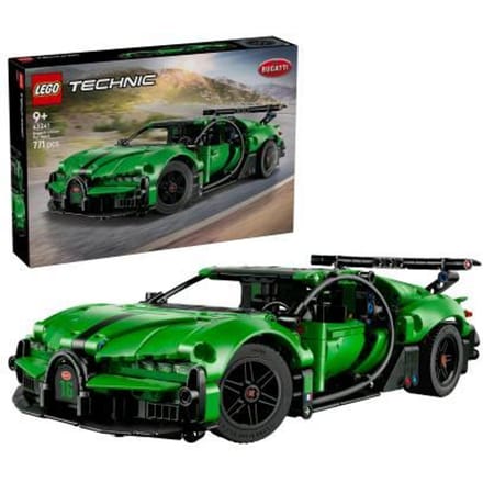 LEGO 42241 Groene Bugatti Chiron Pur Sport hypercar Bouwsets