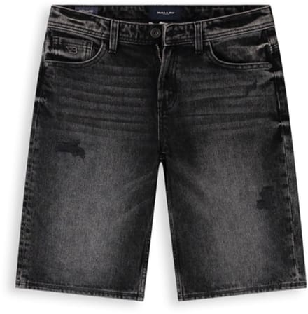 Ballin - Junior The Kyle Loose Fit Short - Denim Dark Grey - Maat 164