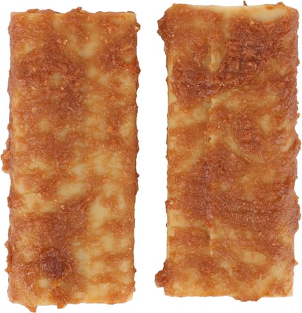 ZERO RAWHIDE WRAP MET KIP EN PINDAKAAS 10CM 2ST 120GR