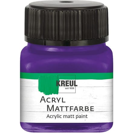 KREUL acryl matte verf, 20 ml - Violet