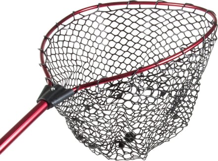 DLT Red Ultra Rubber Landingnet - Roofvisnet - Schepnet - Rood - Afneembare aluminium steel
