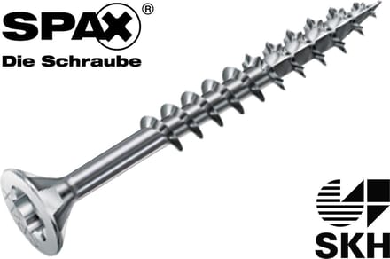 Spax Spaanplaatschroef Verzinkt Torx 6.0 x 80 - 100 stuks