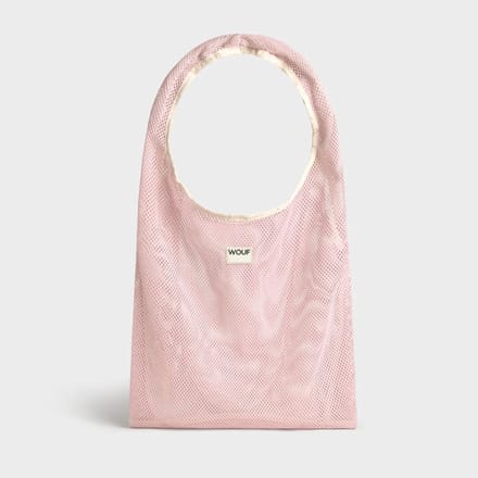 Wouf - Blush T-Shirt Bag Mesh - Shopper - Roze
