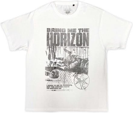 Bring Me The Horizon - Therapy Heren T-shirt - XL - Wit
