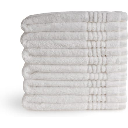 PHLOX Supreme Gastendoekjes 30x50 - set van 6 - Zware kwaliteit 600 g/m2 - Wit