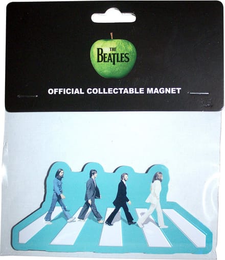 The Beatles - Abbey Road Crossing Embossed Koelkastmagneet - Multicolours