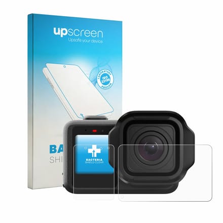 upscreen - Screenprotector voor GoPro Mission 1 Pro - Folie Beschermfolie transparant antibacterieel