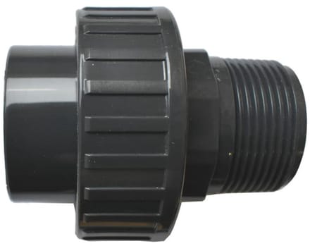 PVC Koppeling 20mm x 1/2" met Schroefdraad - Boni-Shop