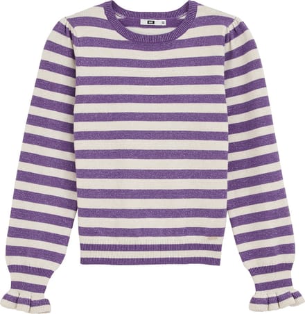 WE Fashion Meisjes gebreide trui met print