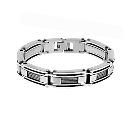 Juwelier Zwartevalk - Stalen armband 33.016/22cm--