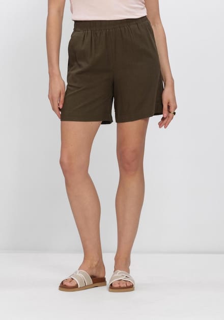 My Essential Wardrobe Diasmw Shorts Broeken Dames - Khaki - Maat 36