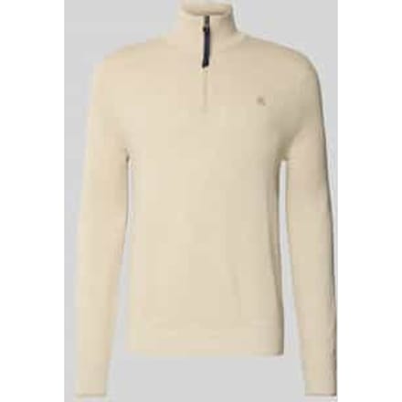 Gebreide pullover met schipperskraag