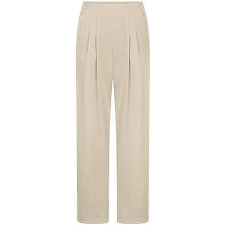 Wide Fit-broek Van Peter Hahn beige