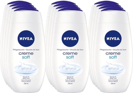 Nivea Douchegel – Creme Soft - 12 x 250 ml