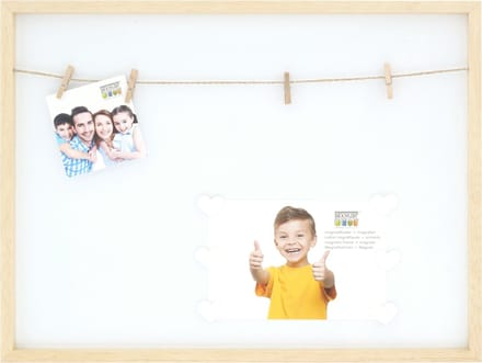 Deknudt Frames magneetbord S68LH1 EB - naturel/wit - hout - 30x40 cm