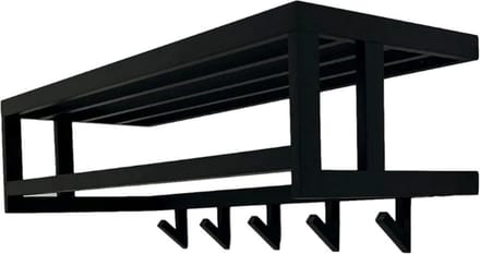 WandKapstok Olof - Staal - 80x30x28cm