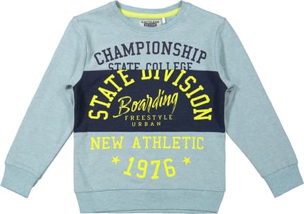 DJ Dutchjeans - Jongens sweater - Blue melee - Maat 116