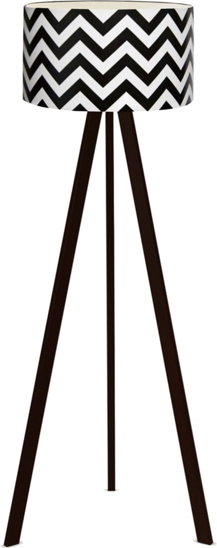 Staande lamp Newport vloerlamp 140 cm E27 zwart en wit