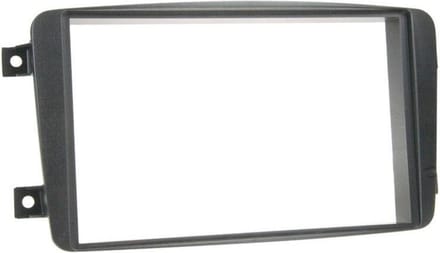 2-DIN Paneel Mercedes C-Klasse / CLK / Vito / Viano Kleur: Zwart